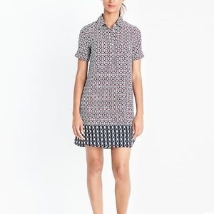 J.Crew Printed Shirtdress Sz 8